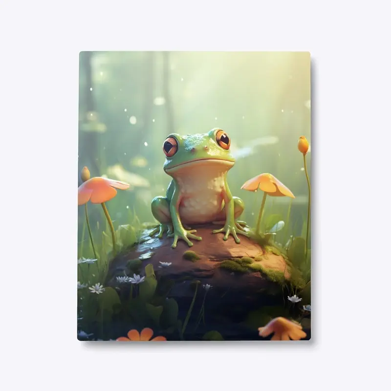 Cute Frog Print