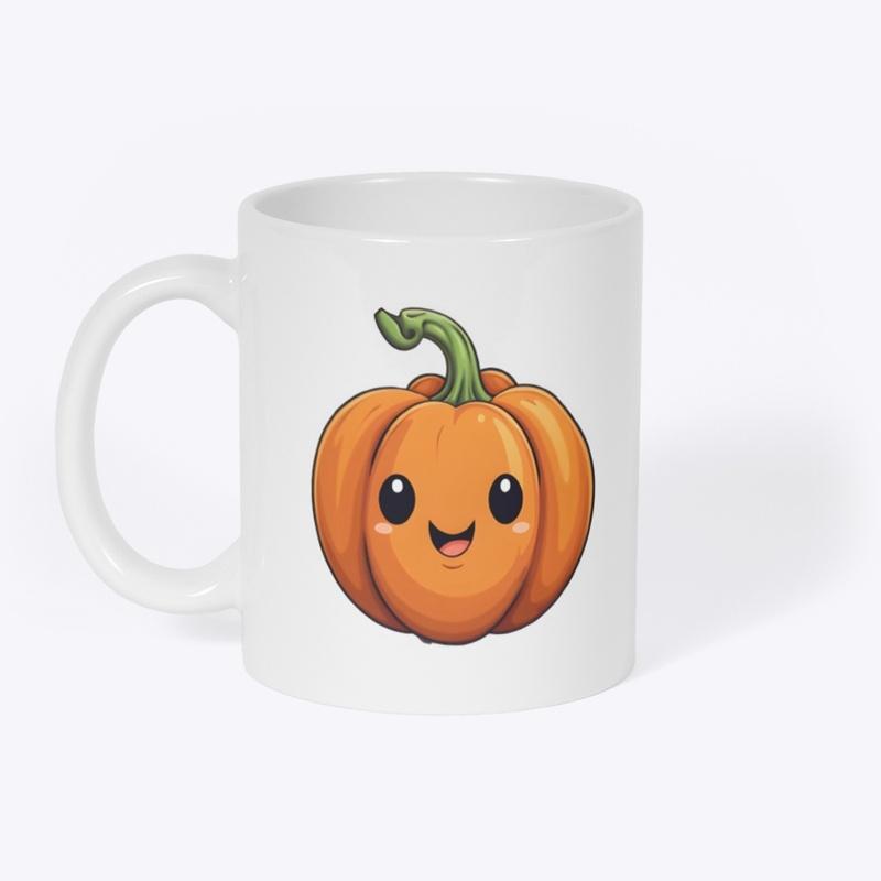 Mug with Cute Pumpkin Design