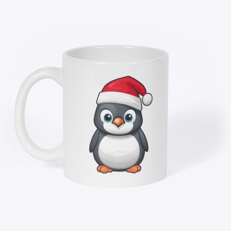 Penguin Santa Mug